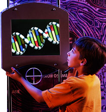 Genome Exhibit screen